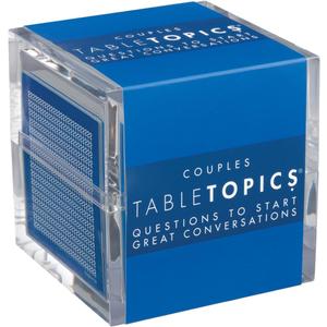 TableTopics Couples Conversation Cards for Romantic Partners with 135 Questions for Date Nights & Intimate Talks, Unique Gift for Anniversaries