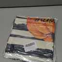 Fall Pumpkin Pillow Cover 18x18 Fall Decor Cushion Cover Autumn Stripe Throw Pillow Cover Thanksgiving Farmhouse Decorative Cushion Cases 18x18 Set of 4 (Dark Tones)