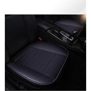 2 x 2Pcs Universal Seat Cushion, Comfortable Large Seat CoverNon-Slip Breathable Unique Back Rest Black (Black)