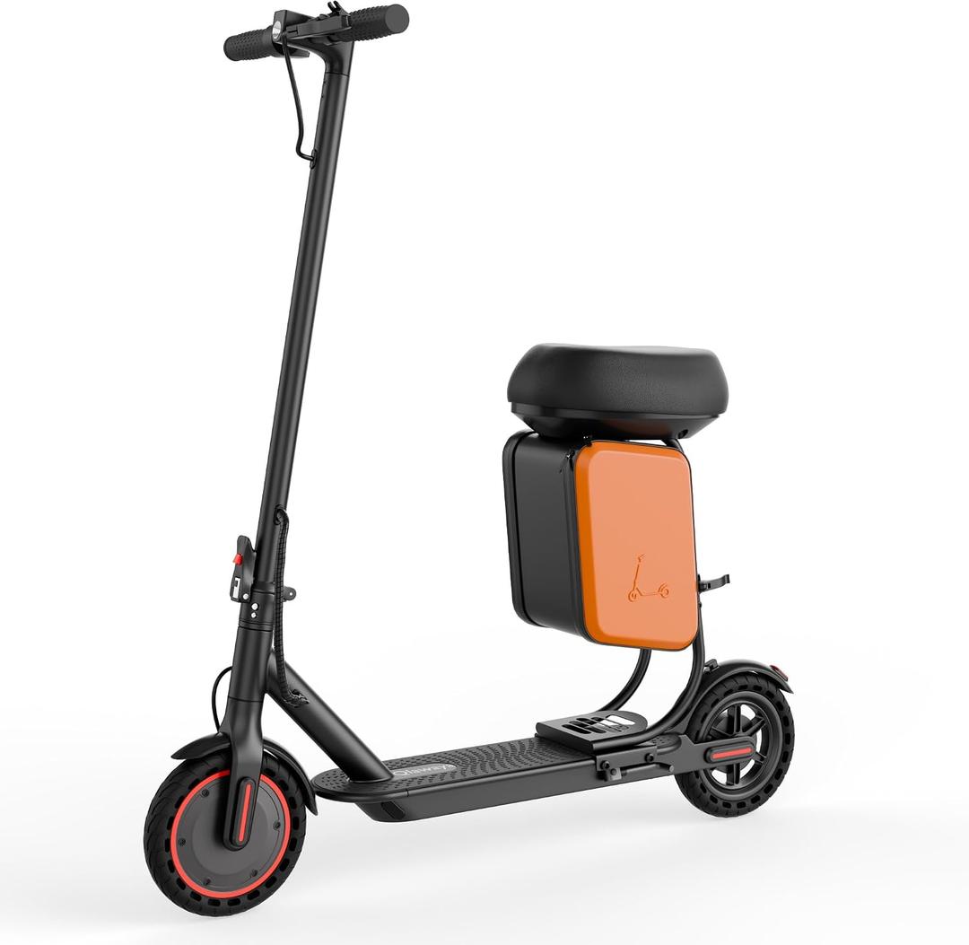 Qlaway 8.5'' Electric Scooter for Adults, 19MPH, 700W Peak Motor, 15/22 Miles Long Range, Dual Braking System, Smart APP, Portable & Foldable Adult Escooter for Daily Commuting & Short Trips
