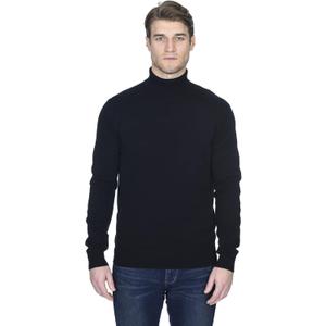 State Fusio Turtleneck Merino Wool Sweater - Long Sleeve Pullover for Men (X-Large, Black)