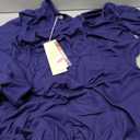 Dokotoo Lantern Long Sleeve Jumpsuit Wrapped V Neck Elegant for Womens Dressy Casual 2024 Fall One Piece Romper Outfits (Medium, Dark Blue)