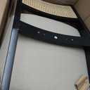 Dining Chairs (Pack of 1) Black Mid-Century Modern Traditional Upholstered Finish