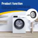 2 Set Dryer Roller Shaft Kit (Left & Right) for Whirlpool & Crosley - Replaces WPW10359269, W10359270, AP6020386, 1878660, 339489