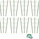 TOCCYARD 8 Pack Plant Support Tomato Cages for Garden, 18 Inches Small Tomato Cages and Supports with Adjustable Rings for Garden Pots, Plant Stakes Tomato Trellis Rings for Climbing Plants