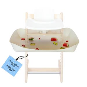 Catchy - The Food and Mess Catcher for the Stokke Tripp Trapp - Catchy Food Catching Accessory for Highchairs - Baby & Toddler Food Mat - High Chair Food Catcher - High Chair Accessories