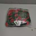 Faux Bougainvillea Artificial Flowers Plants for Outdoor Outside Decoration, 1 PCS Red Fake Flowers UV Resistant Look Real Silk Long Trailing Vines for Front Door Porch Planter Urn Patio Garden Yard