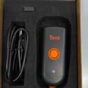 Tera Mini 1D 2D QR Wireless Barcode Scanner, Waterproof Shockproof Pocket Scanner, 3-in-1 BT & USB Wired & 2.4G Bar Code Reader Portable Image Scanner Work with iOS, Windows, Android 1100D