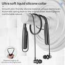 LANDIBO Wireless Waterproof Sports Earphones with 100 Hours of Playback time, Bluetooth Earphones with Microphone, in Ear Noise Reduction, Used for Gym Running and Exercise (Y10)
