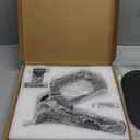 10X 30X Magnifying Glass with Light and Stand, Magnifying Lamp with Real Glass Square Lens, Stepless Dimming & 5 Color Modes, Magnifying Glass for Close Work, Crafts, Sewing, Repair & Reading