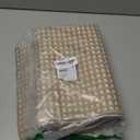 2x6 ft Boho Kitchen Runner Rugs Mat Non Slip Woven Runners for Hallways Washable, Soft Long Entryway Laundry Hall Floor Runner Carpet for Indoor Backdoor Bedroom Kitchen Living Room, Brown