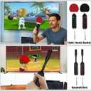 arVin Switch 2 Sports Accessories Bundle for Nintendo Switch 2(2025),16 in 1 Switch 2 Family Sports Party Games Accessories Kit with Joycon Grips/Leg&Wrist Straps/Golf Clubs/Baseball Bat/Tennis Racket