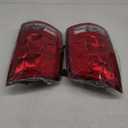 Nakuuly Tail Lights Assembly Compatible With 2002-2006 Dodge Ram 1500 2500 3500 Pickup Halogen Type NON-LED Model Driver and Passenger Side Taillights Brake Signal Rear Lamp with Bulbs and Harness