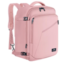 MATEIN Carry on Backpack, Extra Large Travel Backpack Expandable Airplane Approved Weekender Bag for Men and Women, Water Resistant Lightweight Daypack for Flight 40L, Pink