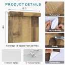 VEELIKE Wood Contact Paper Peel and Stick Countertops for Kitchen Butcher Block Countertop Contact Paper Waterproof Wood Wallpaper 15.7''x118'' Self Adhesive Wood Grain Vinyl Wrap for Wall Table Floor