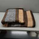 Natural Alpaca & Sheep Wool Blanket  Woven, Made in Peru - Full/Queen Size  Heavyweight Warmth, Thick, Breathable, Natural Texture & Scent, 72 x 88 Inches, 4.2 lbs (Earth Tones)