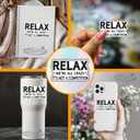 3Pcs Relax We're All Crazy It's Not A Competition Funny Quotes Vinyl Stickers Durable for Laptops Water Bottles Phones Tumblers Notebooks Cars Mugs Size 3 x 1.7 Inch