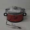 Crock-Pot 6-Quart Cook & Carry Oval Manual Portable Slow Cooker, Red - SCCPVL600-R