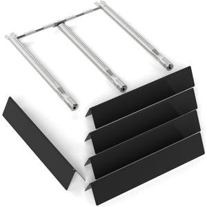 Grill Replacement Parts Compatible with Weber Spirit 300 Series (20132017 Front Control), Also Fits Spirit II 300 GS4, Porcelain Flavorizer Bars #7636 & Burner Tubes #68950