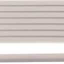 2 PCS Water Absorbent Diatomite Coasters Rectangle, Grooved Design, Water Absorbing Stone Used for Hand Soaps & Plants & toiletries in The Modern Home (8.3 x 4 inches, White)