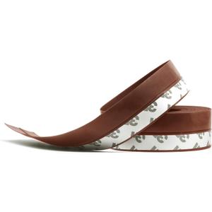 TAROSE Weather Stripping, Silicone Door Seal Strip Door, Window, 16 Feet Long, Reddish Brown (Width 25mm)