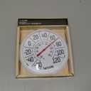 Taylor Big & Bold Indoor Outdoor Dial Thermometer, Decor for Patio, Pool, or Garage, 8.5 Inch, White Bezel