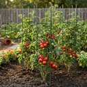 G-LEAF 6 Pack 6ft Tomato Cage for Garden Plant Support, Garden Stakes Tomato Cage, Tomato Cages Plant Stakes for Climbing Plants