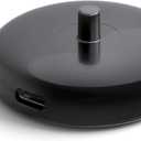 Mini Travel Charger for Electric Toothbrush Compatible with Philips Sonicare HX Series, Inductive Replacement Slim Portable Charger Base Type C(Black)