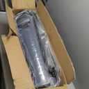 MAXYOYO Modern Accent Chair, Comfy Living Room Chair with Metal Frame Wooden Armrest, Upholstered Armchair with Soft Cushion for Bedroom Balcony Lounge Reading Room, Black (Standard, Black (Corded Fabric))