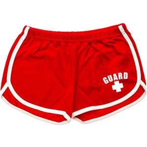 BLARIX Womens Guard Shorts (Red,  Medium)