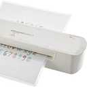 amazon Basics 9Inch Thermal Laminator Machine with Quick WarmUp, 2 Heat Settings, Jam Release for Documents and Photos, White