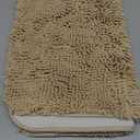 Yeaban Ivory Cream Bathroom Rugs  Thick Chenille Bath Mats | Absorbent and Washable Bath Rug Non-Slip, Plush Rugs for Bathroom Floor, Shower, Sink - 20" x 32" (20" x 32", Ivory Cream)