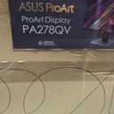 ASUS ProArt Display PA278QV 27 WQHD (2560 x 1440) Monitor, 100% sRGB/Rec. 709 E < 2, IPS, DisplayPort HDMI DVI-D Mini DP, Calman Verified, Eye Care, Anti-Glare, Tilt Pivot Swivel Height Adjustable