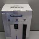 PSOS Dehumidifier, Dehumidifiers for Home, 98 OZ Water Tank, (1000 sq.ft) Quiet Dehumidifier for Basement Bedroom Bathroom with Humidity Display, Auto Shut Off, Relaxing 7 Color Ambient Light(Gray)