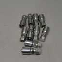 1/2 ID Hose x 1/2 JIC 37 Degree Flare Swivel Hydraulic Hose Fittings End, 10PCS Set for Single Wire Hydraulic Hose