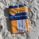 Towels, Quick Dry, Sand Resistant, Light Weight and Compact (Beach Stripe Orange, 78 x 35 Towel)