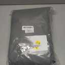 Thermal Insulated Door Curtain Fits Door Size 36" x 80", Curtain Size 39" x 82", Weatherproof Oxford with Thickened Cotton Fill, Keep Cold Out & Save Energy, Drill-Free Easy Installation, Gray