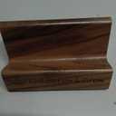 Custom Business Card Holder Desk-Personalized Engraved Wooden Business Card Case Holder, Customized Name Logo Business Card Display Gifts for Men Women (Walnut-Whole)