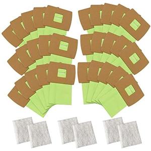 30 Pack Type BB Canister Bags Replacement Fit for Oreck XL Canister Vacuum bags Buster B,PKBB12DW BB180 BB280 BB850 BB870 BB900 BB1000 MV160 with 6 Motor Filter BM04 Kit ATXKXE