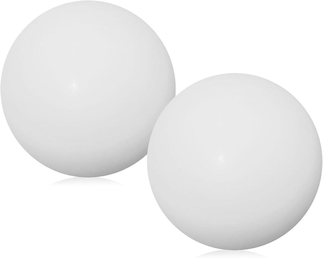 OUTOSS-Pallino for Bocce Ball Game,Boule Game,Jack for Petanque Game,Size-40mm(1.57In.),White-2 Packs