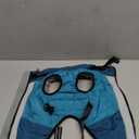 SUNFURA Small Dog Coat with Harness Built-in, Warm Dog Jacket with Zip, Reflective Winter Coat Pet Sweater Clothes for Small Dogs Schnauzer, Yorkshire Terrier, Shih Tzu, Turquoise S