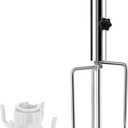 weallbuy Beach Umbrella Sand Anchor with 4 Legs, Removable & Adjustable Heavy Duty Metal Sun Holder, Outdoor Umbrella Stand Steel Anchor for Beach Grass Sand