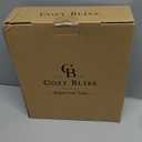 Cozy Bliss Deluxe Sheared Rabbit Faux Fur Throw Blanket, Soft Fuzzy High-Low Sculpted Plush Blanket for Couch, Cozy Home Accent, All Season Use, Beige 50"x60"