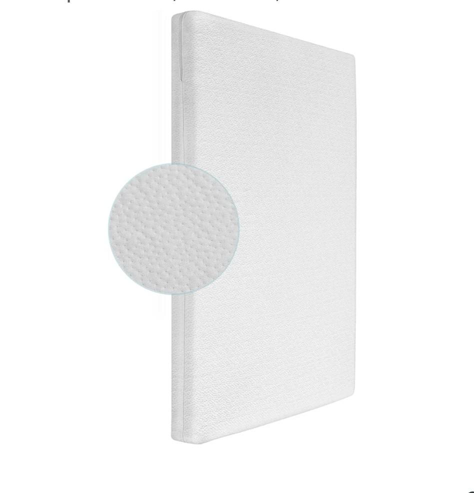 Mini Crib Mattress, 2-Stage Dual Firmness with High Density Support Foam and Cooling Gel Memory Form, 38 x 24inch Mini Mattress for Crib with Ultra-Soft Jacquard Cover, Washable, White Mini Crib Mattress, 2-Stage Dual Firmness with High Density Support Foam and Cooling Gel Memory Form, 38 x 24inch Mini Mattress for Crib with Ultra-Soft Jacquard Cover, Washable, White