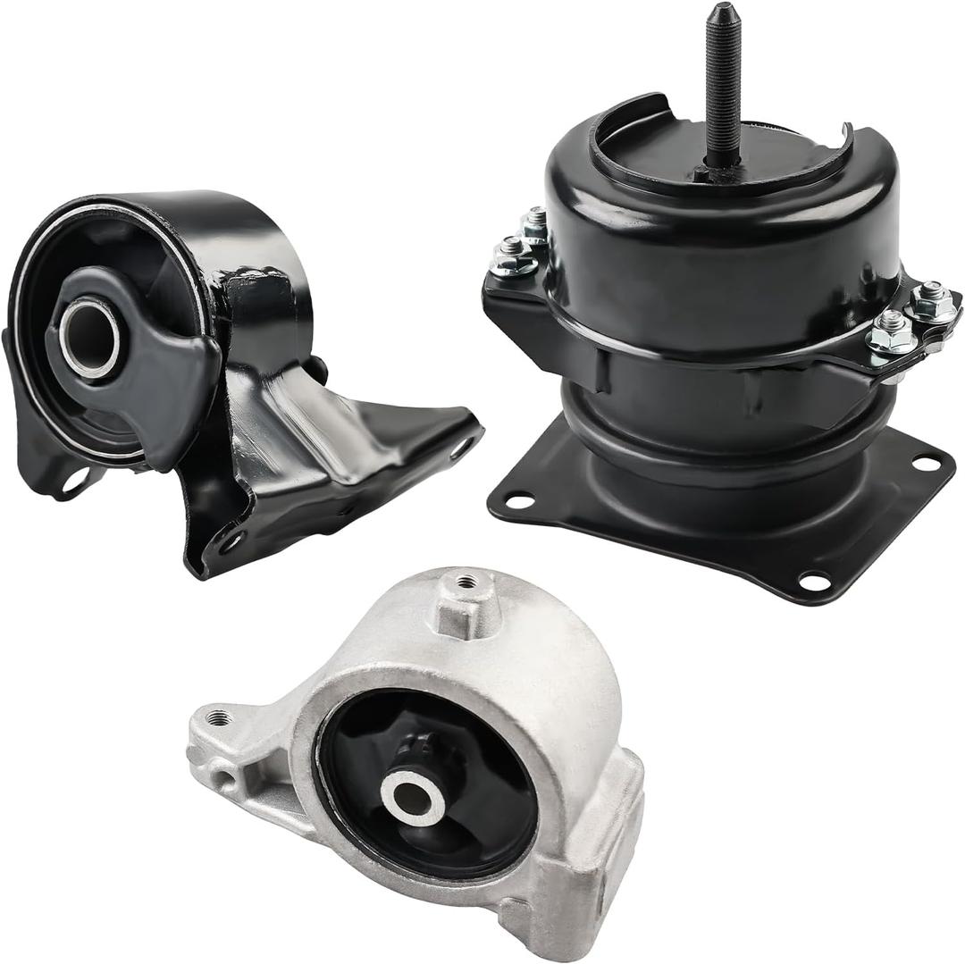 JDMON 3Pcs Engine Motor & Transmission Mount Kit Replacement for Acura MDX, Honda Pilot 3.5L V6 2001-2006, Compatible with A4519HY, A4519, A4551, A4533, A4523, 50820S9VA01, 50810S3V003