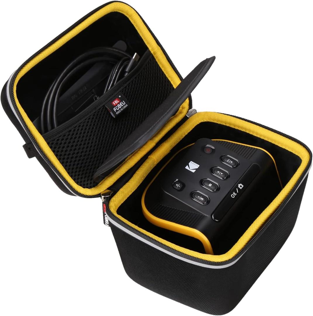 FBLFOBELI Portable Storage Case Compatible for KODAK Slide N SCAN Film and Slide Scan with Large 5 LCD Screen, EVA Hard Travel Protective Container Bag Shockproof (Case Only)