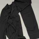 Iguana Unisex Kids 100% Merino Wool Base Layer Set Midweight Thermal Underwear Sets for Girls and Boys (7-8, Black)