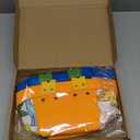 2PCS Kids Bike Basket Front, Cute Scooter Bag, Front Frame Handlebar Bag with Adjustable Straps Fit Most Toddlers Bike, Balance Bikes and Scooter (Rainbow)