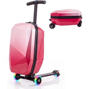 2 in 1 Ride on Scooter Suitcase, 20"