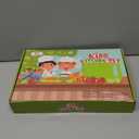 28PCS Toddler Knife Set - Kids Knifes for Real Cooking, Montessori Kids Kitchen Knife Set with Cutting Board Crinkle Cutters Kid Safe Knives, Toddlers Kitchen Tools for Age 2-10 Year Old Girl Boy